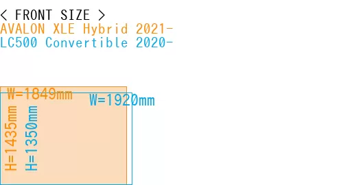 #AVALON XLE Hybrid 2021- + LC500 Convertible 2020-